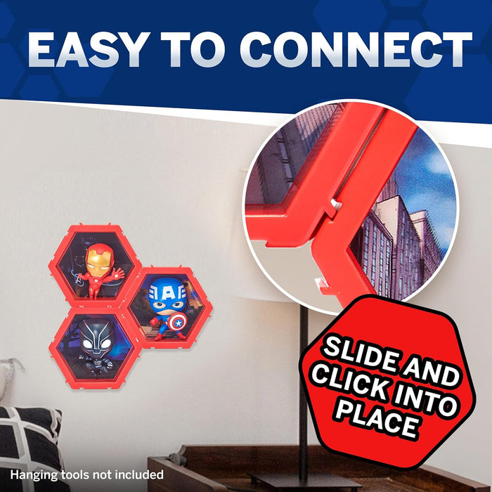 WOW! PODS - 4D Marvel Ironman, Unique Connectable Collectable Bobble-head figure that Bursts from their World into Yours, Wall or Shelf Display, Marvel Toys and Gifts, Series 1 no. 408