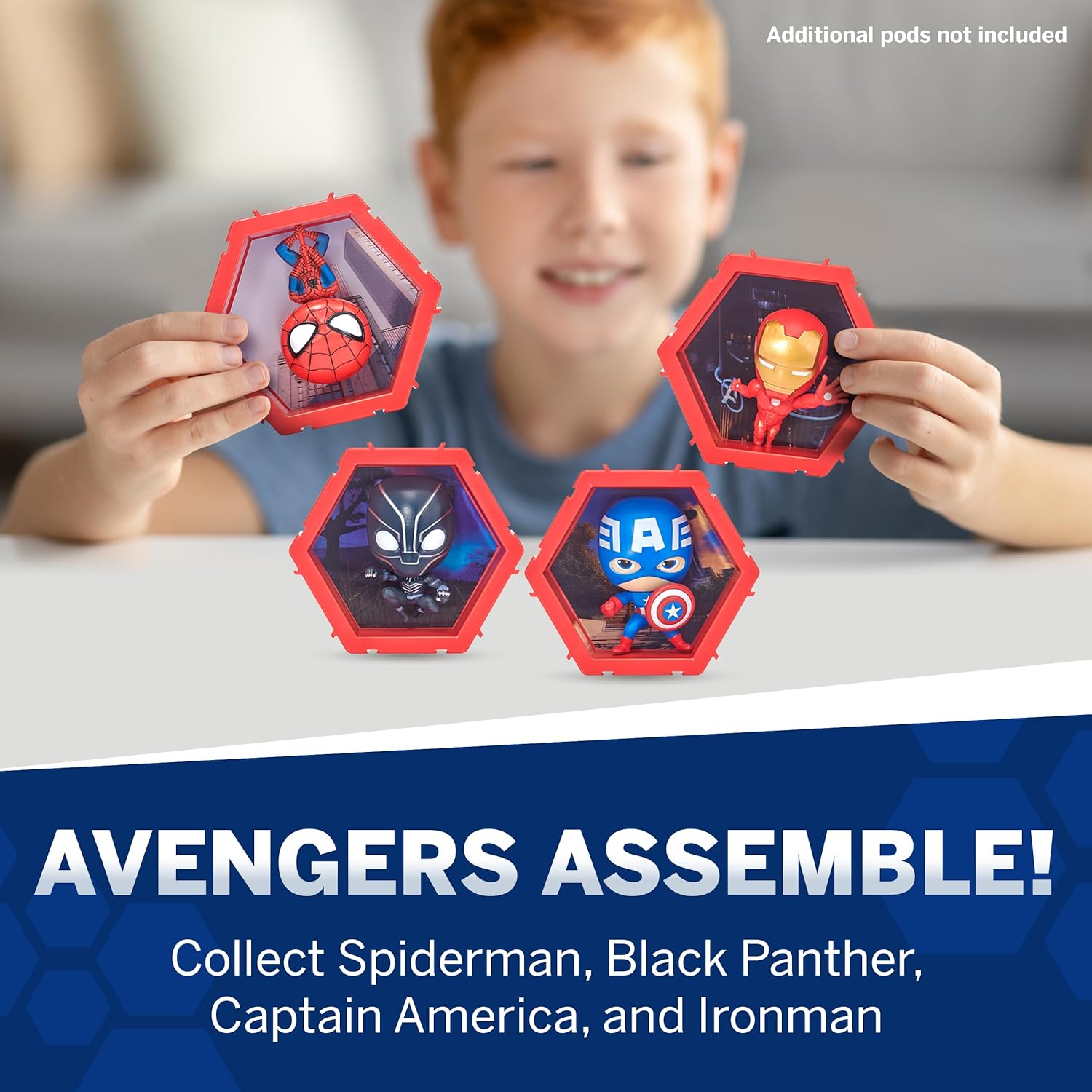 WOW! PODS - 4D Marvel Spider-Man, Figura Coleccionable única conectable Que explota de su Mundo en el tuyo, exhibición de Pared o Estante, Juguetes y Regalos de Marvel, Serie 1 n.º 411