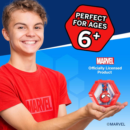 WOW! PODS - 4D Marvel Spider-Man, Figura Coleccionable única conectable Que explota de su Mundo en el tuyo, exhibición de Pared o Estante, Juguetes y Regalos de Marvel, Serie 1 n.º 411