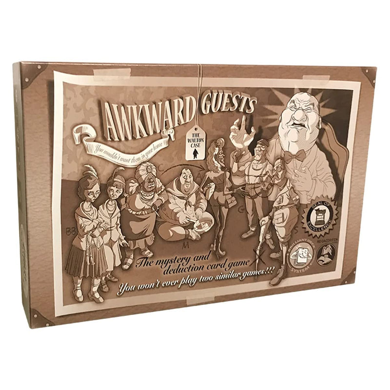 Megacorping - Uncomfortable Guests Board Game, Sepia (Invest