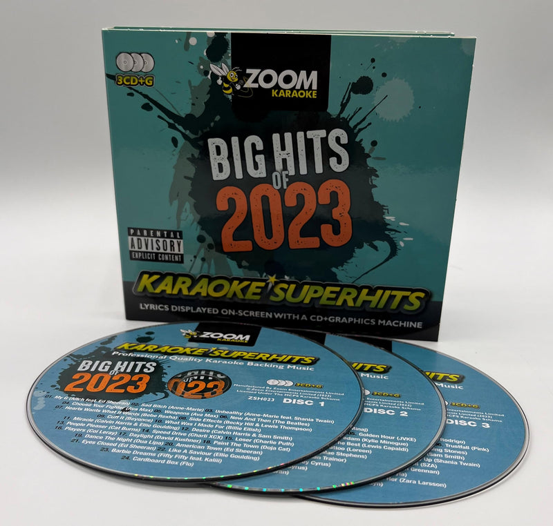 Zoom Big Hits Of 2023 (CD+G) (Digi)