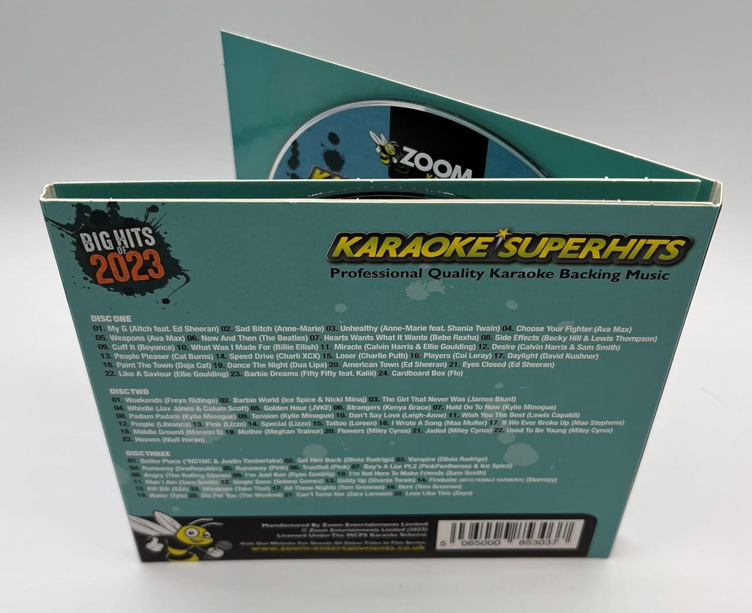 Zoom Big Hits Of 2023 (CD+G) (Digi)