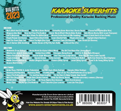 Zoom Big Hits Of 2023 (CD+G) (Digi)