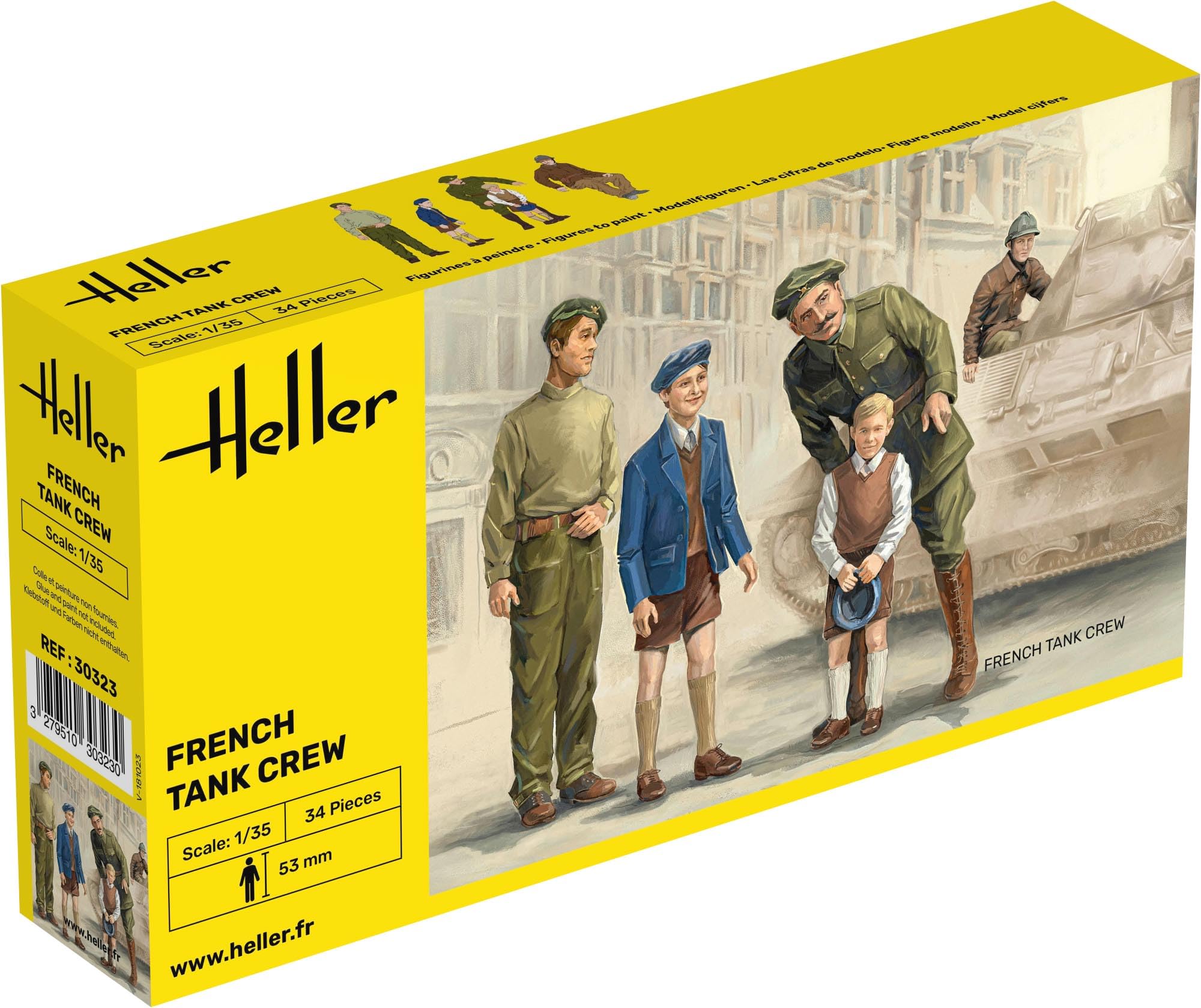 Heller HEL30323 Model kit, Unpainted