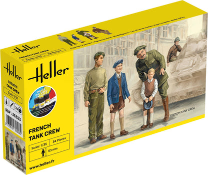 Heller 35323 Starter Kit French Tank Crew 1/35