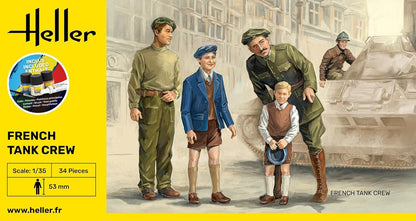 Heller 35323 Starter Kit French Tank Crew 1/35