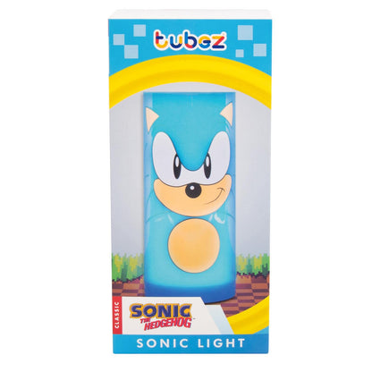 Fizz Creations Sonic The Hedgehog Tubez Night Light with Twist Top Adjustable Brightness. USB or Battery Powered. Officially Licensed Sonic The Hedgehog Merchandise. Great for Retro Games Fan.