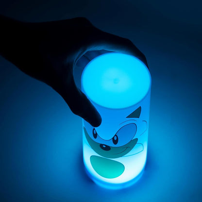 Fizz Creations Sonic The Hedgehog Tubez Night Light with Twist Top Adjustable Brightness. USB or Battery Powered. Officially Licensed Sonic The Hedgehog Merchandise. Great for Retro Games Fan.