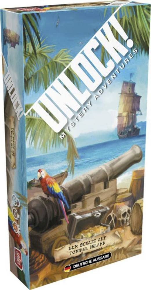 Space Cowboys | Unlock! – Der Schatz auf Tonipal Island | Familienspiel | Rätselspiel | 1-6 Spieler | Ab 10+ Jahren | 60+ Minuten | Deutsch c. Der Schatz auf Tonipal Island 2. Mystery Adventures