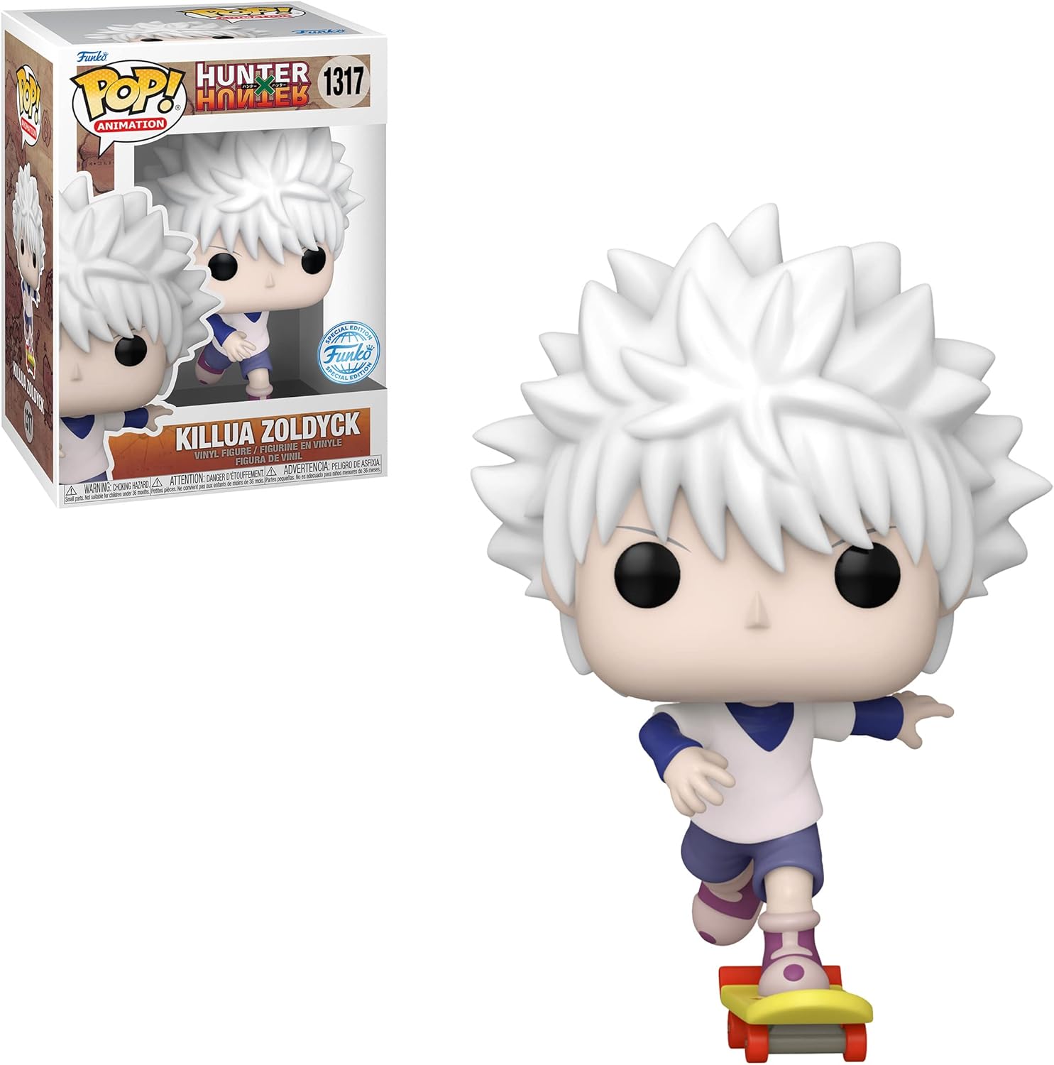 Hunter x Hunter POP! Animation Vinyl figurines Killua w/Skateboard 9 cm