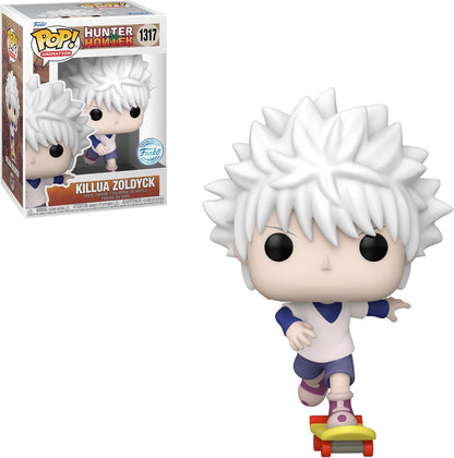 Hunter x Hunter POP! Animation Vinyl figurines Killua w/Skateboard 9 cm