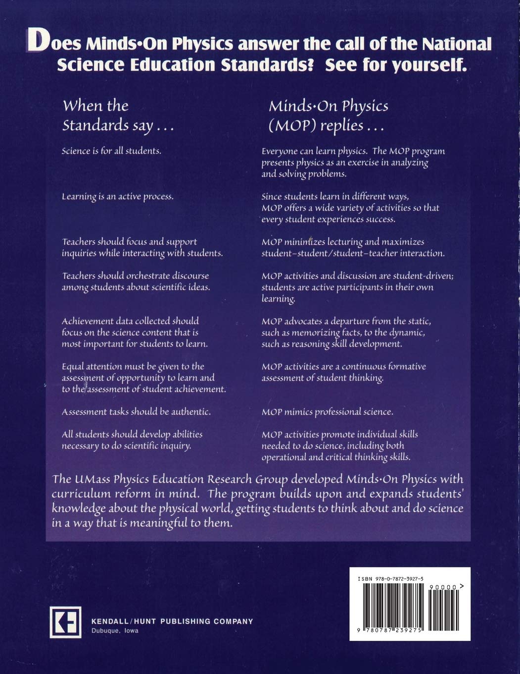 Minds On Physics: Motion, Acivities And Reader