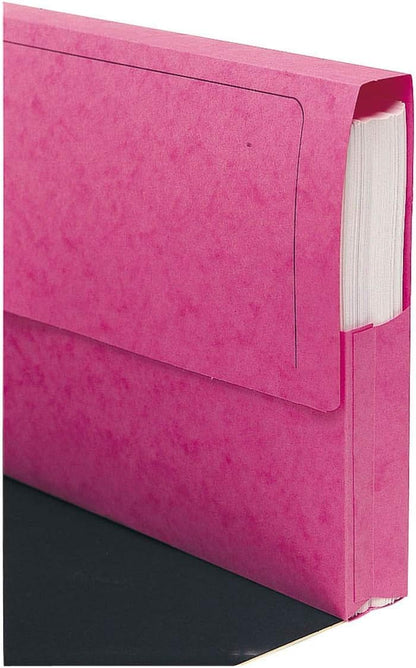 Exacompta Europa Document Wallets, 265gsm, Foolscap - Assorted Colours, Pack of 25