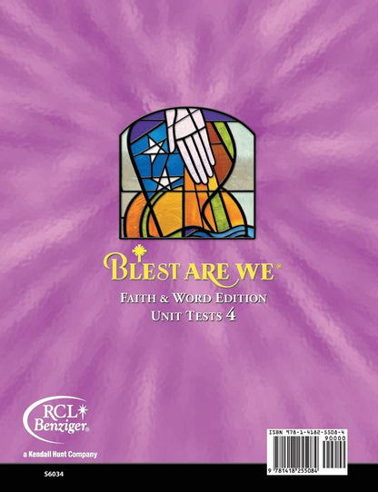 Blest Are We Faith and Word Edition: Grade 4 Unit Tests