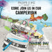 Come Join Us In Our Campervan- Colouring Edition