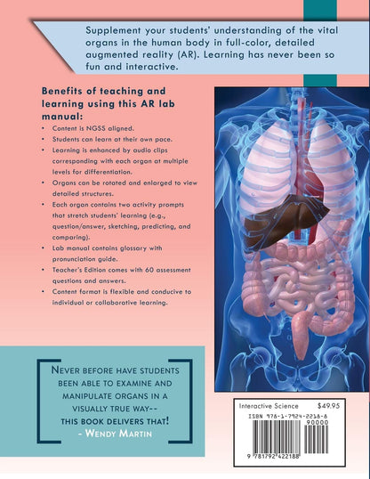 Human Anatomy In Augmented Reality Ar: Vital Organs Teacher Edition