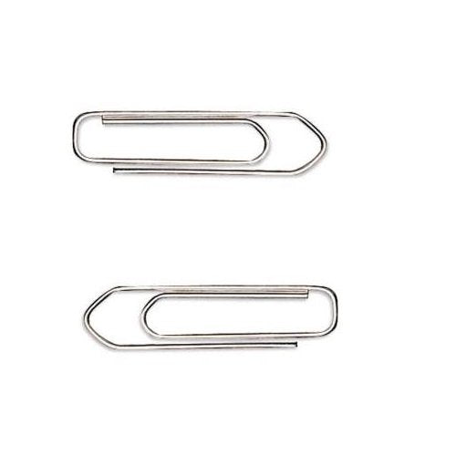 Whitecroft Essentials 33241 Value 27mm Large No Tear Paperclip (Pack of 1000