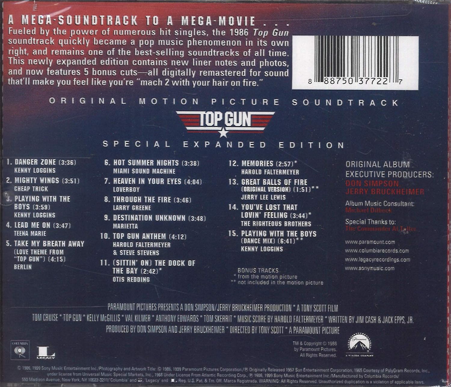 Top Gun Soundtrack.