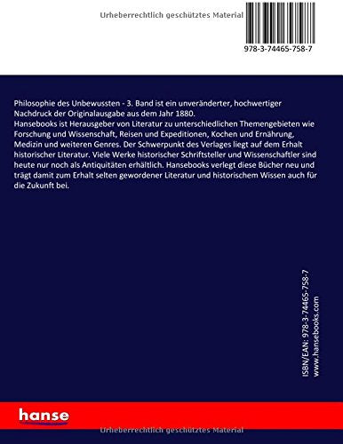 Philosophie des Unbewussten