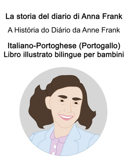 Italiano-Portoghese (Portogallo) La storia del diario di Anna Frank / A História do Diário da Anne Frank Libro illustrato bilingue per bambini