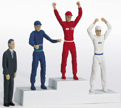 Carrera 21121 20021121 Winners Rostrum with Set of Figures Slot Car Racing Accessory, Multicolor