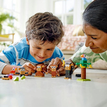 LEGO 11031 Classic Creative Monkey Fun Creative Play With 4 Buildable Monkeys Ideal for Young Builders 5+ 135 Pieces