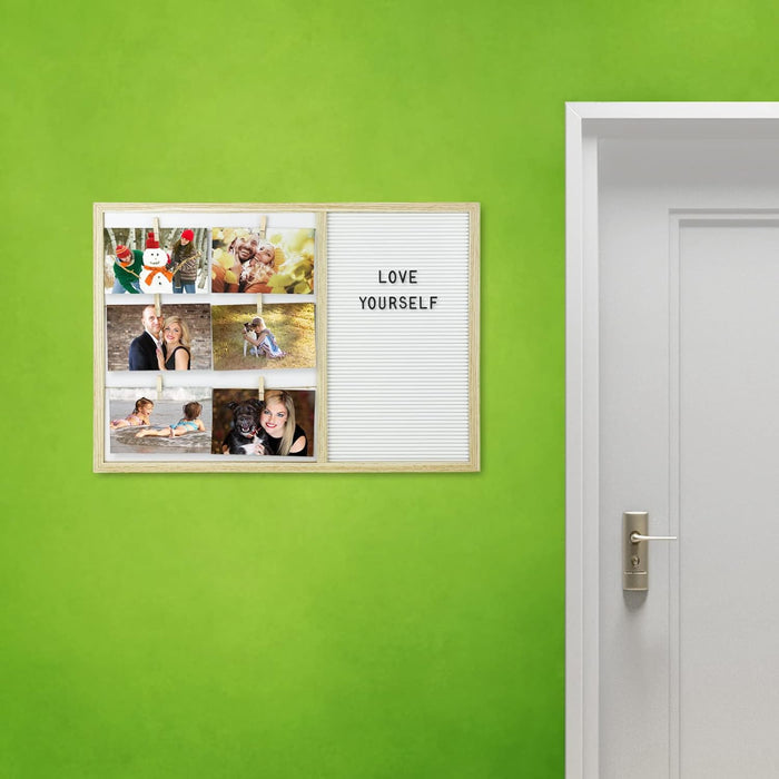 Houten Memobord en Fotolijst MDF 57x41cm