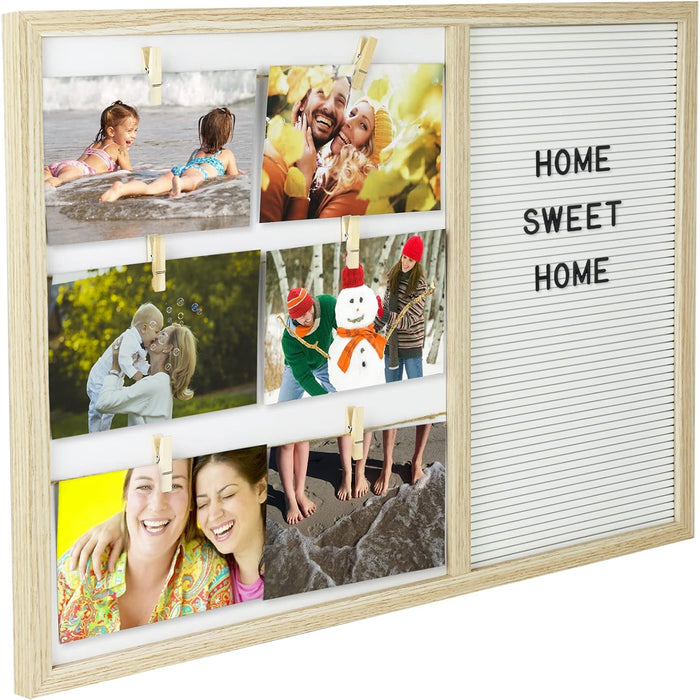 Houten Memobord en Fotolijst MDF 57x41cm