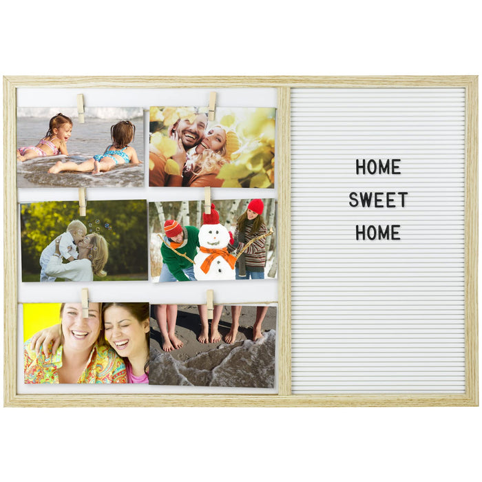 Houten Memobord en Fotolijst MDF 57x41cm