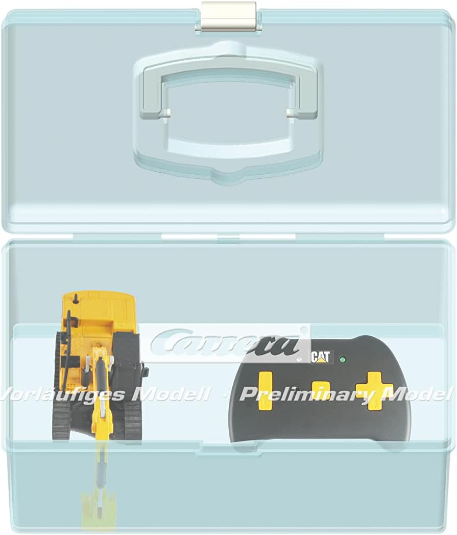 Carrera Kind 37026001 1:64 RC CAT RC-336 Spoon Digger Remote Control, Yellow