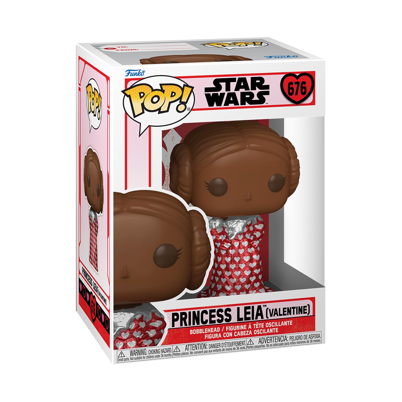 Funko POP! Star Wars: Leia Organa - (Val Choc) - Collectable Vinyl Figure - Gift Idea - Official Merchandise - Toys for Kids & Adults - Movies Fans - Model Figure for Collectors and Display