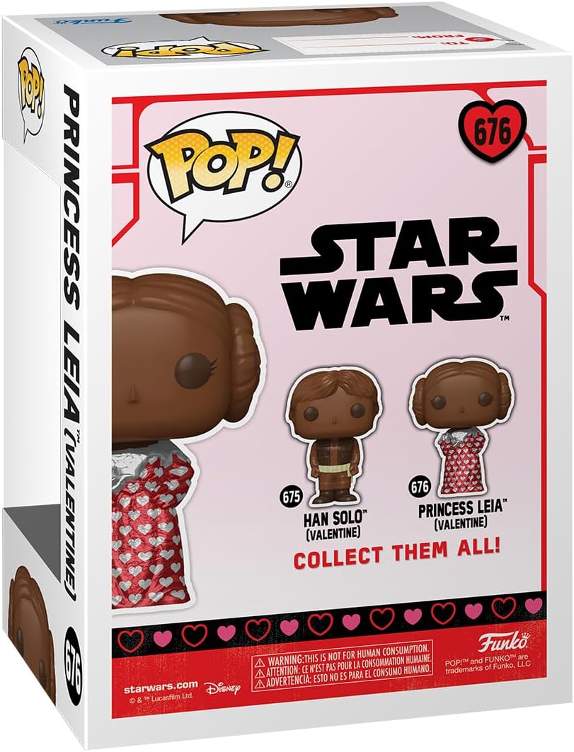 Funko POP! Star Wars: Leia Organa - (Val Choc) - Collectable Vinyl Figure - Gift Idea - Official Merchandise - Toys for Kids & Adults - Movies Fans - Model Figure for Collectors and Display