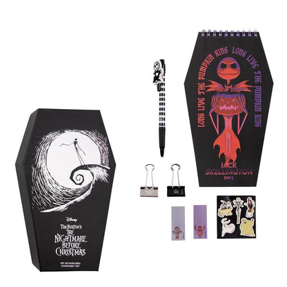 CERDÁ LIFE´S LITTLE MOMENTS Nightmare Before Christmas Stationery Set - Includes Notebook, Pen, Stickers, Notes and Tweezers - Stationery Accessories - Original Product Designed in Spain