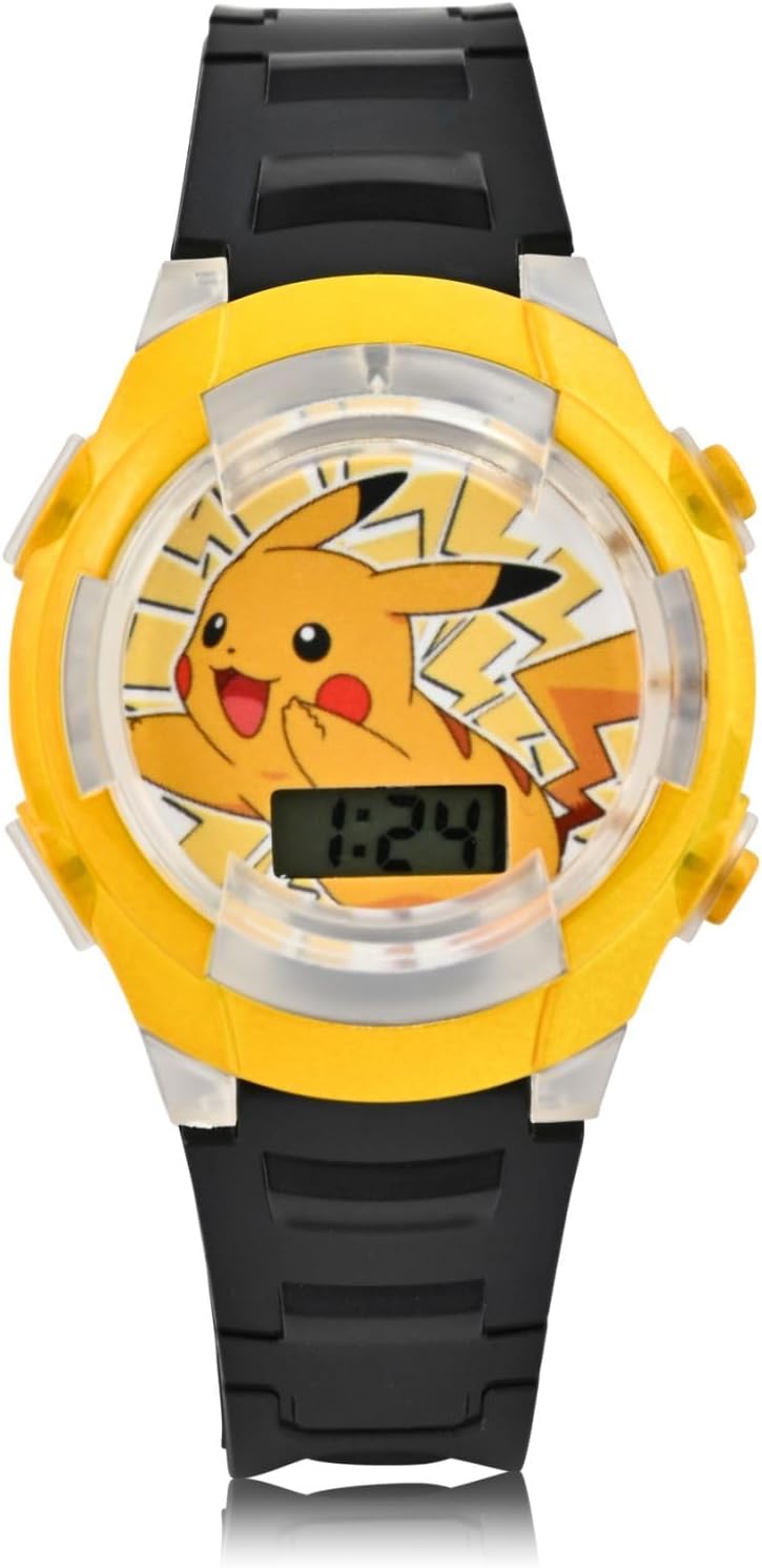 Accutime Reloj Casual POK40055, Amarillo, Negro, Rojo