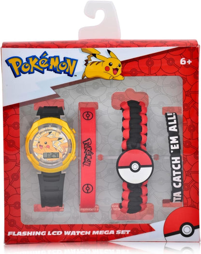 Accutime Reloj Casual POK40055, Amarillo, Negro, Rojo