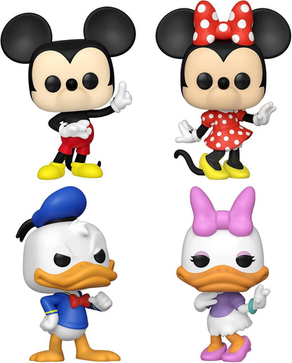 Funko Pop! Disney: Disney Classics 4PK - Daisy Duck - Collectable Vinyl Figure - Gift Idea - Official Merchandise - Toys for Kids & Adults - Movies Fans - Model Figure for Collectors and Display