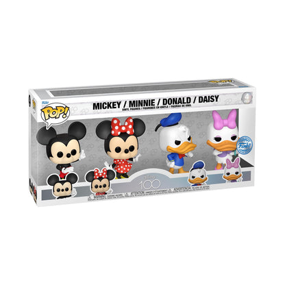 Funko Pop! Disney: Disney Classics 4PK - Daisy Duck - Collectable Vinyl Figure - Gift Idea - Official Merchandise - Toys for Kids & Adults - Movies Fans - Model Figure for Collectors and Display