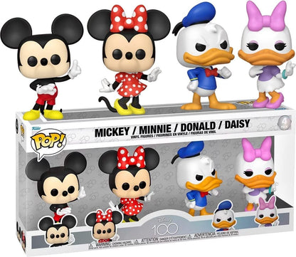 Funko Pop! Disney: Disney Classics 4PK - Daisy Duck - Collectable Vinyl Figure - Gift Idea - Official Merchandise - Toys for Kids & Adults - Movies Fans - Model Figure for Collectors and Display