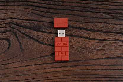 8Bitdo Wireless USB Adapter 2 for Switch, Windows, Mac & Raspberry Pi Compatible with Xbox Series X & S Controller, Xbox One Bluetooth Controller, Switch Pro and PS5 Controller