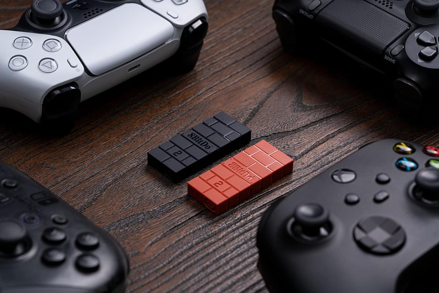 8Bitdo Wireless USB Adapter 2 for Switch, Windows, Mac & Raspberry Pi Compatible with Xbox Series X & S Controller, Xbox One Bluetooth Controller, Switch Pro and PS5 Controller