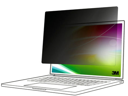 3M Bright Screen Privacy Filter - Notebook Privacy Filter - For Full Screen Laptop - Removable - Flip - 14`` - Black