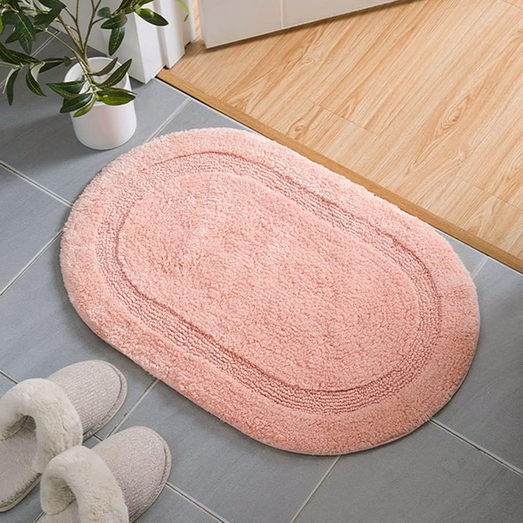 Schöner Teppich für den Innenbereich, Baumwolle, rechteckig, leicht zu reinigen, rutschfest, niedriger Flor, weicher Plüschteppich, Schlafzimmer, Küche, gemütlich