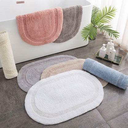 Schöner Teppich für den Innenbereich, Baumwolle, rechteckig, leicht zu reinigen, rutschfest, niedriger Flor, weicher Plüschteppich, Schlafzimmer, Küche, gemütlich
