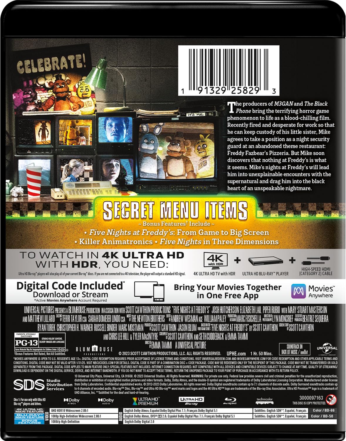Five Nights at Freddy's - Night Shift Edition 4K Ultra HD + Blu-ray + Digital