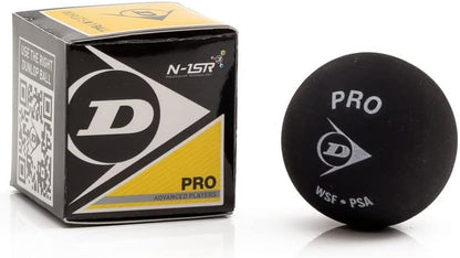 Pro Squash Ball Double Yellow Dot standard size