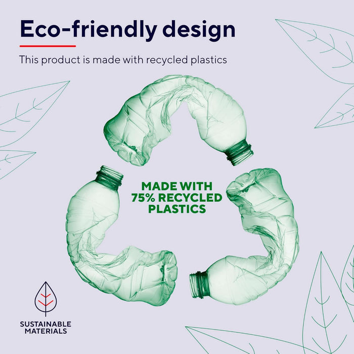 Trust Maxo Caricatore USB-C da 65W, 75% con Materiali Riciclati, Caricatore Rapido con Cavo USB-C da 2m, Adattatore di Alimentazione per iPhone, iPad, Samsung Galaxy, Smartphones, Tablets