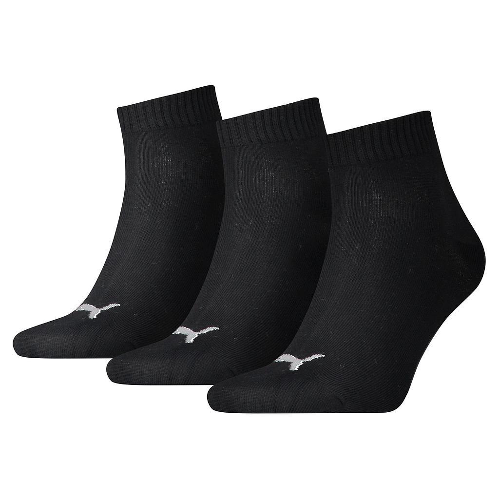 Puma Quarter Training Socks (3 Pairs) 12-14 Black 12-14 Black