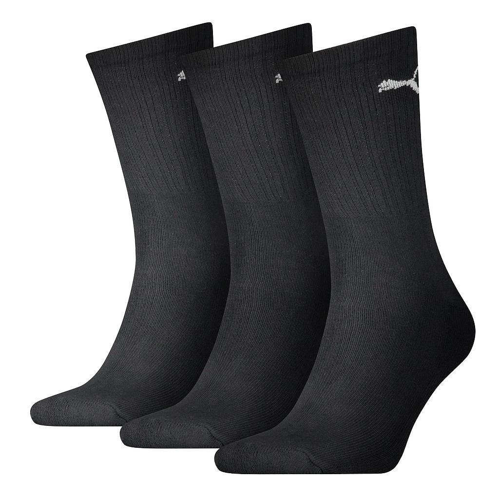 Puma Sport Lightweight Crew Sock (3 Pair) 2.5-5 Black 2.5-5 Black