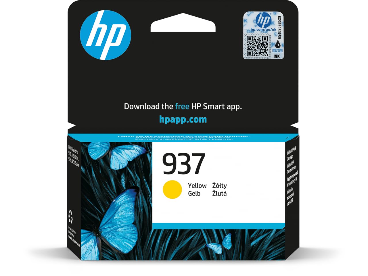 937 YELLOW ORIGINAL INK CARTRIDGE