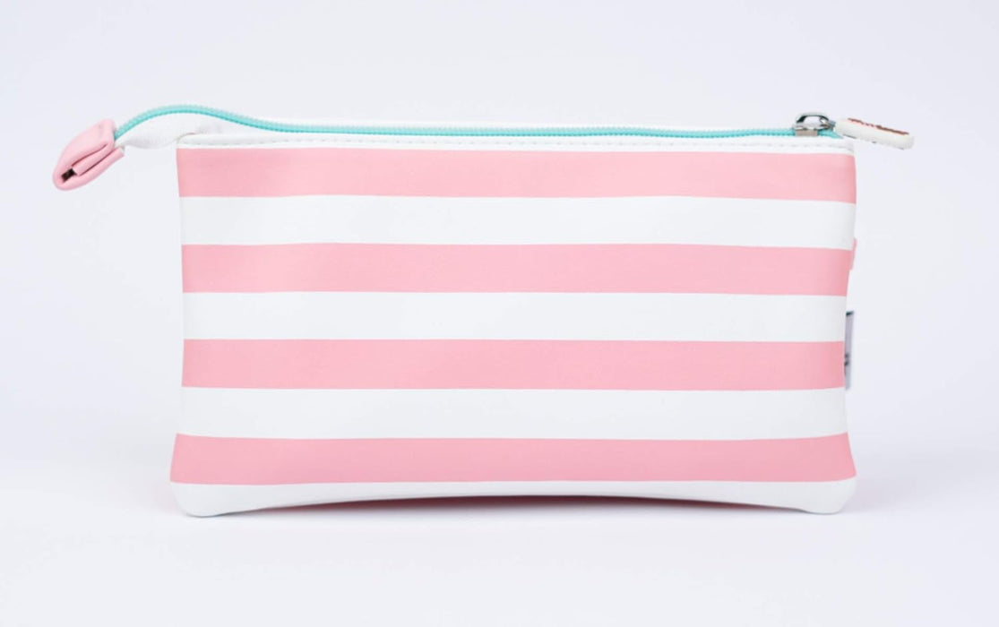 Erik - Pusheen Triple Pocket Pencil Case Triple Pocket White / Pink